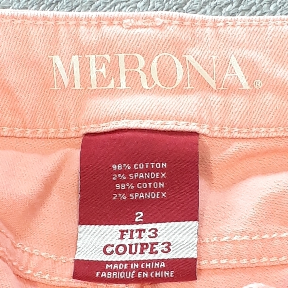 Merona Peach Colored Jeans Size 2 - Picture 4 of 8